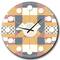 Designart 'Retro Geometric Design Vi Mid-Century Modern Wall Clock